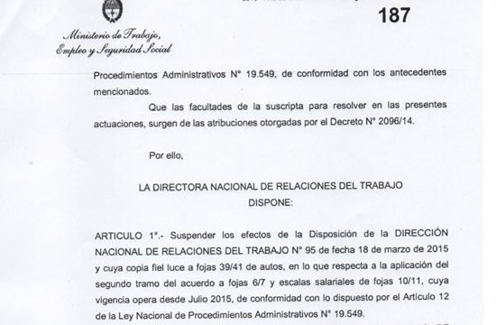 El Gobierno Nacional dio marcha atrás con el aumento de los empleados de Estaciones de Servicio
