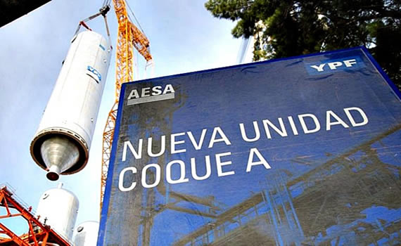 YPF se apresta a poner en marcha la obra más significativa en refinación de las últimas décadas