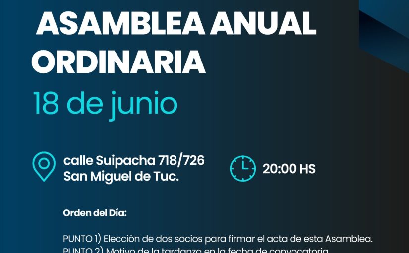 Asamblea Anual Ordinaria